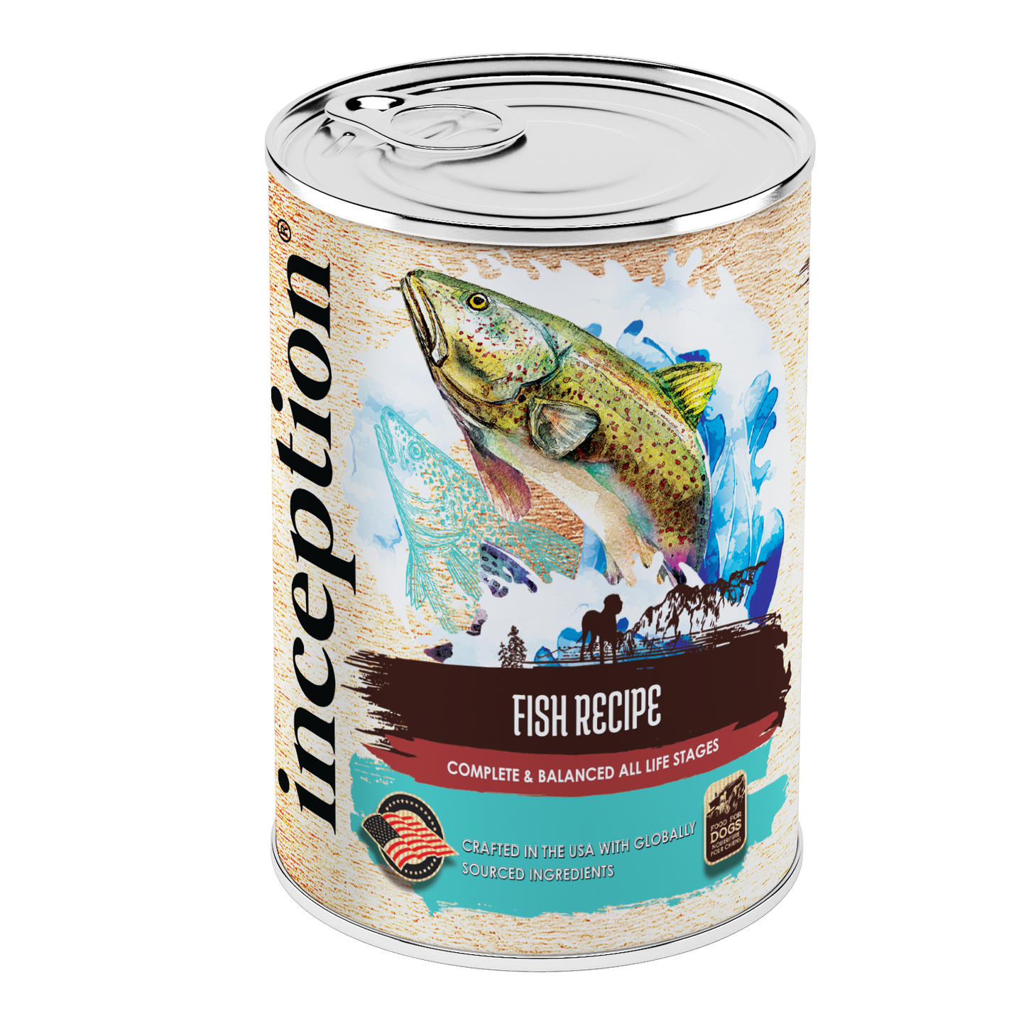 Inception® Fish, Wet Dog Food, 13-oz Case of 12