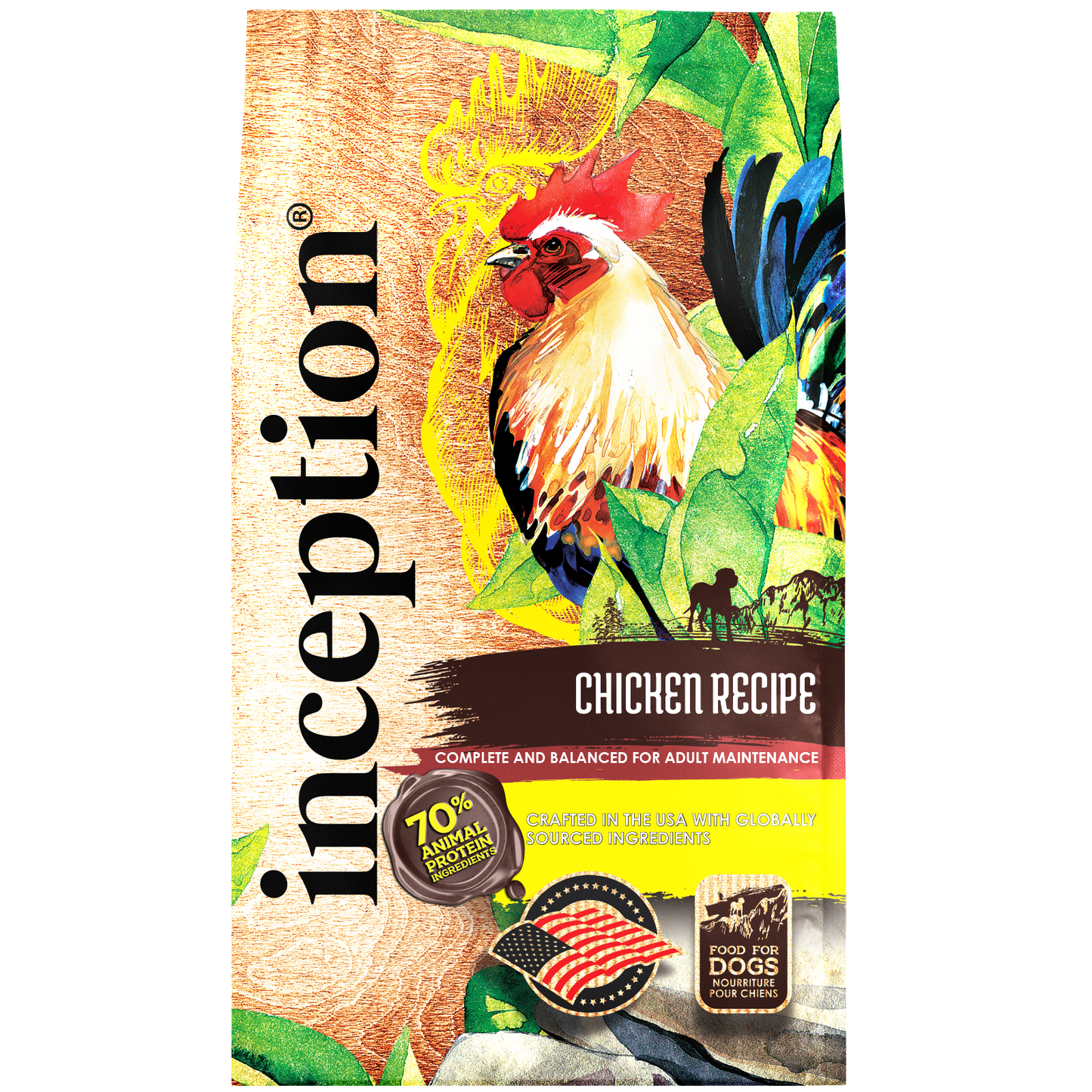 Inception Adult Chicken Recipe, Dry Dog Food