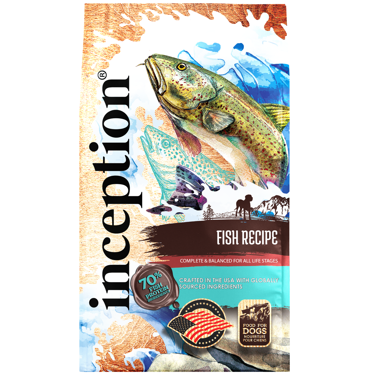 Inception Adult Fish Recipe, Dry Dog Food