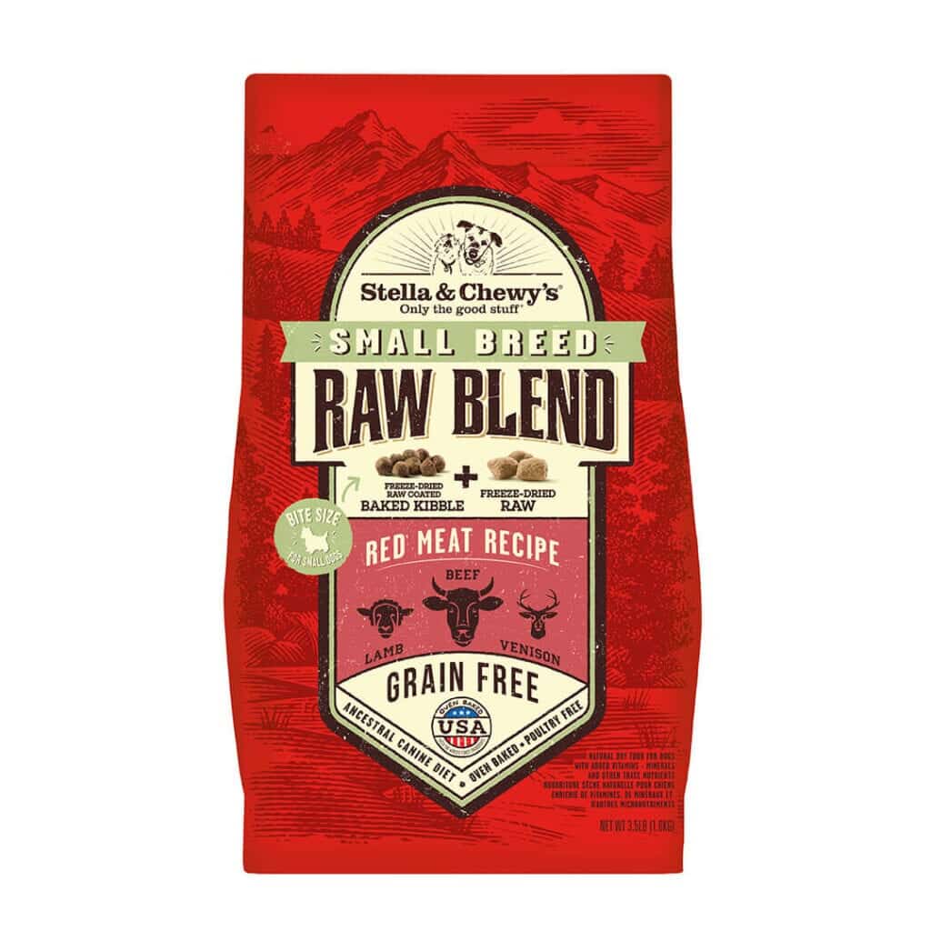 Stella & Chewy's Raw Blend Grain Free Small Breed Red Meat Beef, Lamb, Venison Dry Dog Food