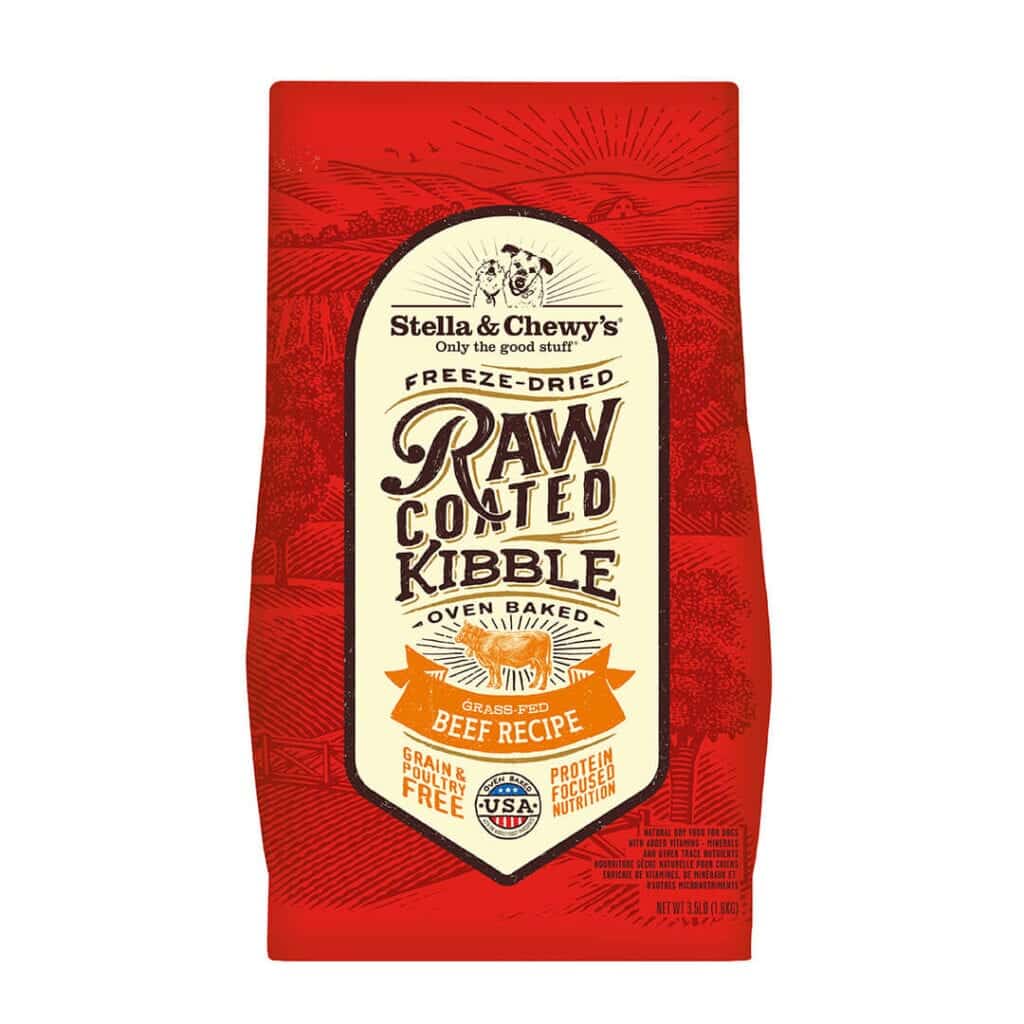 Stella & Chewy's Raw Coated Grain Free Grass Fed Beef Dry Dog Food