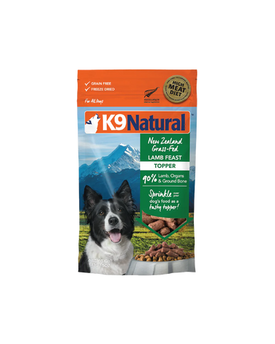 K9 Natural Lamb Feast 5-oz, Freeze-Dried Meal Topper