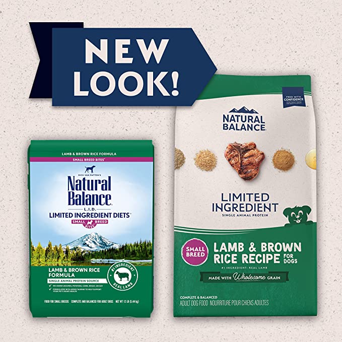 Natural Balance® Limited Ingredient Diets® Lamb & Brown Rice Small Breed Formula, Dry Dog Food