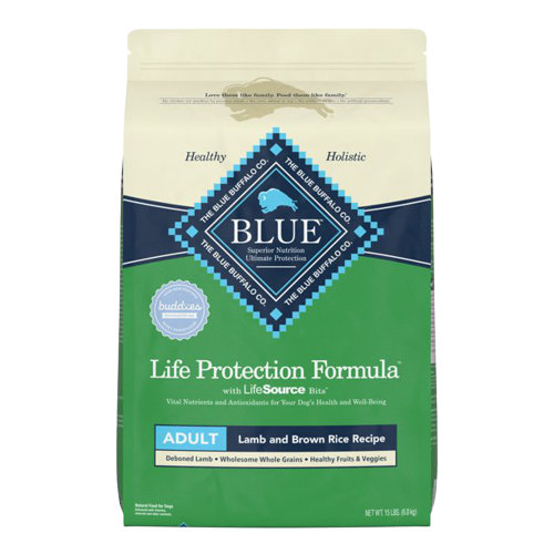 Blue Buffalo Life Protection Formula Natural Adult Dry Dog Food, Lamb and Brown Rice
