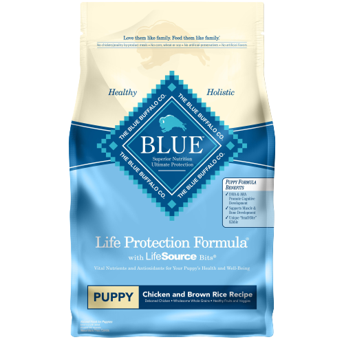 Blue Buffalo Life Protection Formula Natural Puppy Dry Dog Food, Chicken and Brown Rice