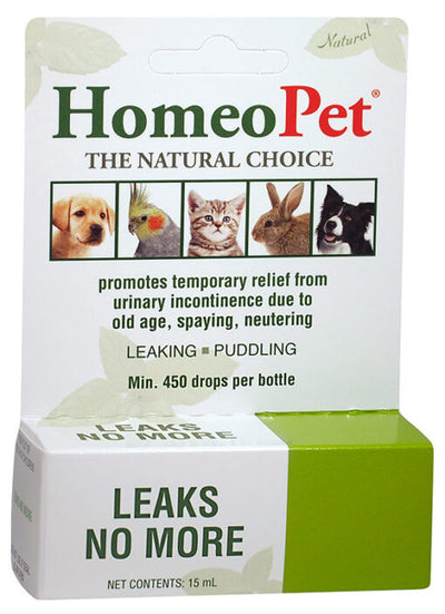 HomeoPet Leaks No More, 15-ml
