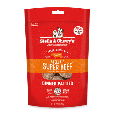 Stella & Chewy's Stella's Super Beef Freeze-Dried Raw Dinner Patties Dog Food