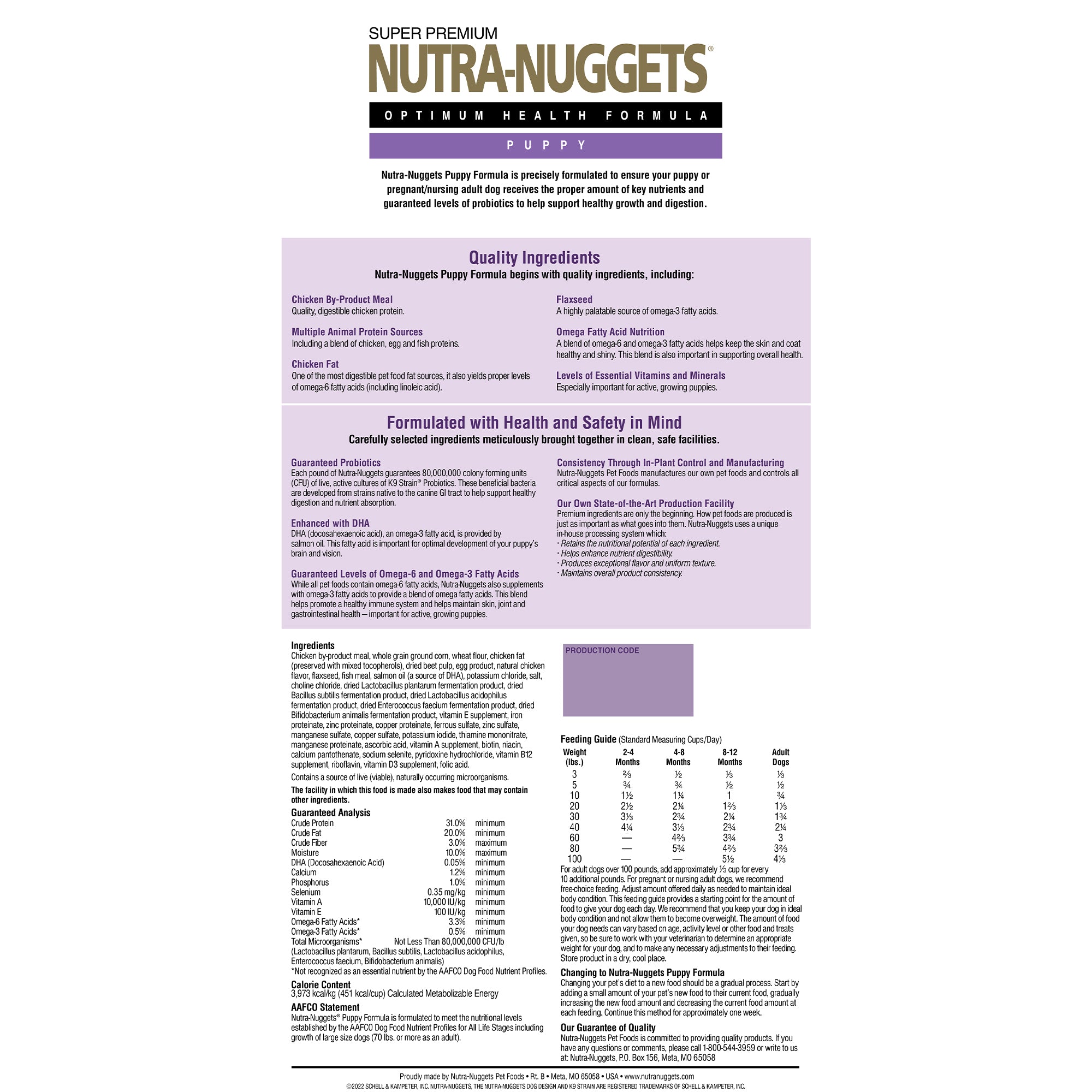 Nutra nuggets hotsell dog food price