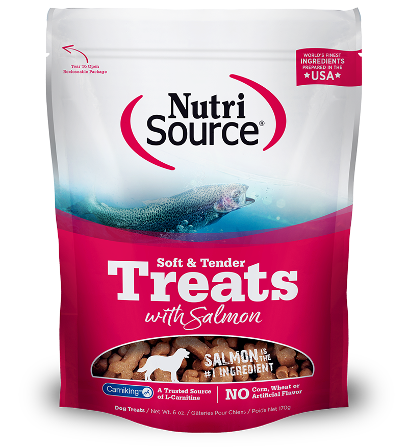 Nutrisource Soft & Tender Salmon Recipe 6-oz, Dog Treat
