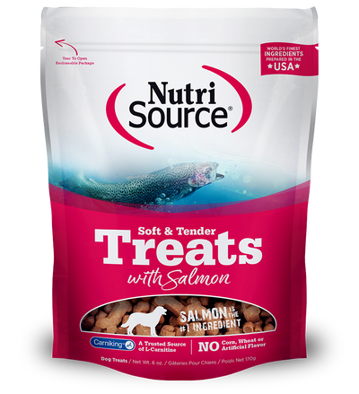 Nutrisource Soft & Tender Salmon Recipe 6-oz, Dog Treat