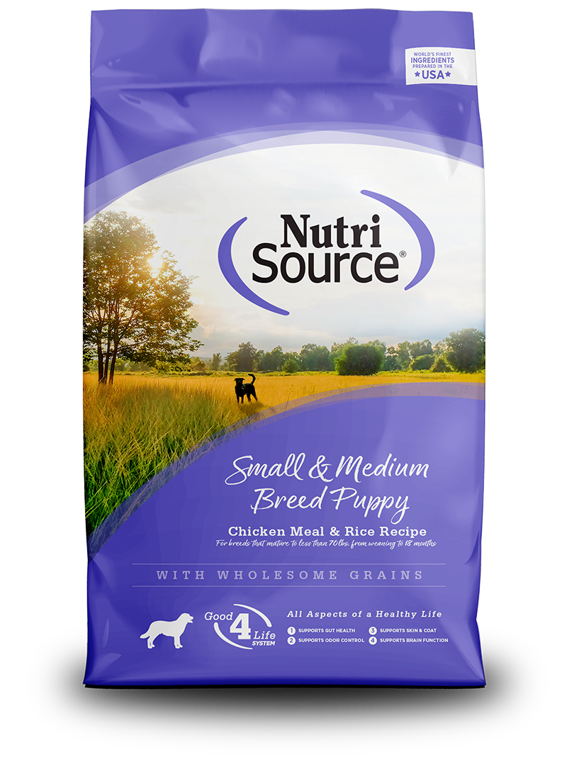 Nutrisource Small & Medium Breed Puppy Chicken & Rice Dry Dog Food