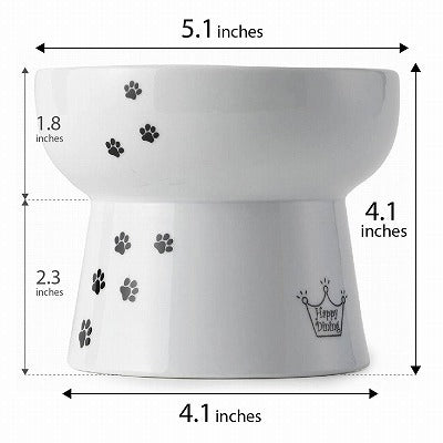 Necoichi Raised Dog Water Bowl