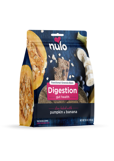 Nulo Digestion Gut Health Functional Granola Bars 10-oz, Dog Treat