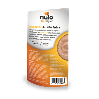 Nulo Freestyle Silky Mousse Chicken And Salmon Recipe 2.8-oz, Wet Cat Food