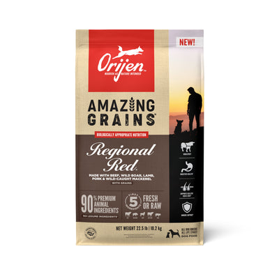 Orijen Amazing Grains Regional Red Dry Dog Food