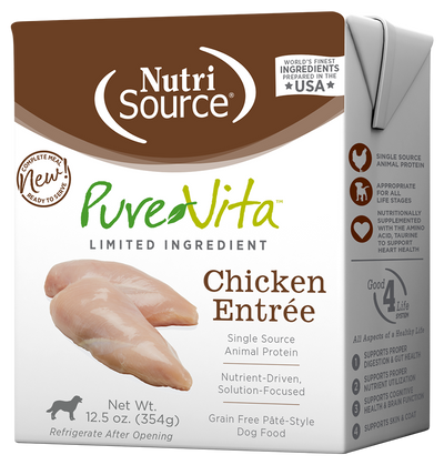 PureVita™ Chicken Entrée Wet Dog Food, 12.5-oz Case of 12