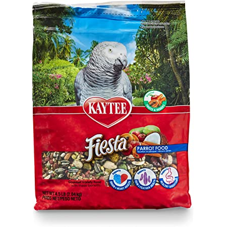 Kaytee Fiesta Parrot Food, 4.5-lb Bag