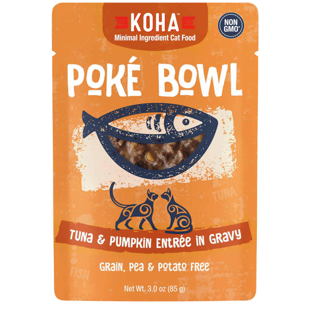 Koha Poké Bowl Tuna And Pumpkin Entrée In Gravy 3-oz , Wet Cat Food