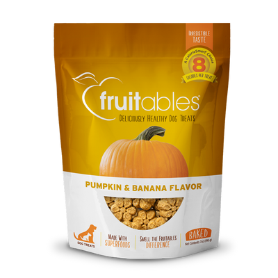 Fruitables Baked Pumpkin & Banana 7-oz, Dog Treat
