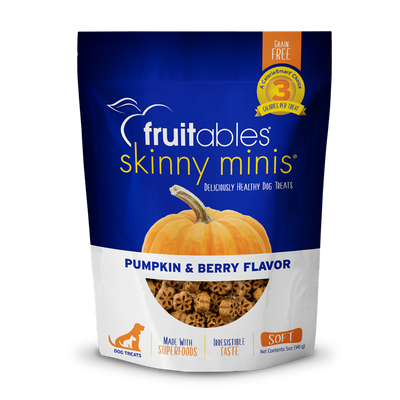 Fruitables Skinny Minis Pumpkin & Berry 5-oz, Dog Treat