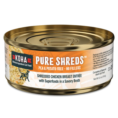 Koha Pure Shreds Shredded Chicken Breast Entrée, Wet Cat Food