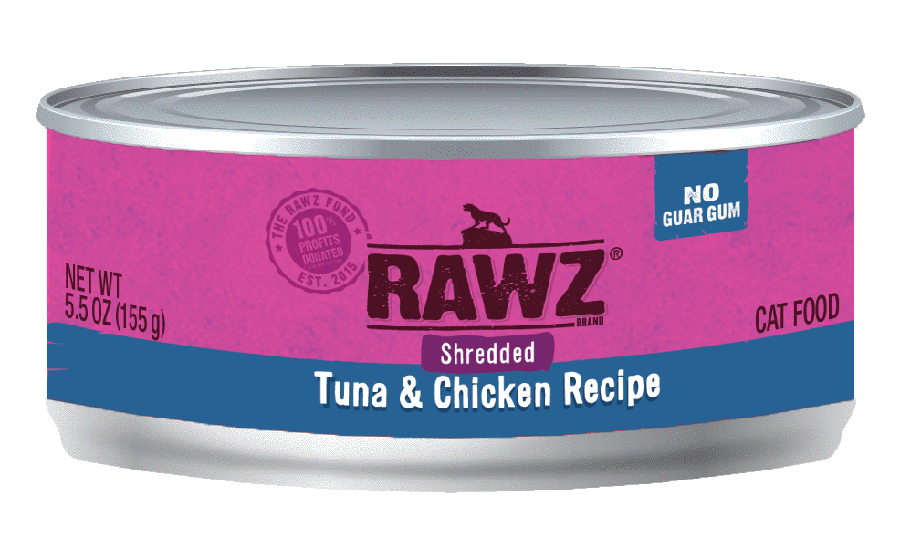 RAWZ® Shredded Tuna and Chicken Recipe, Wet Cat Food