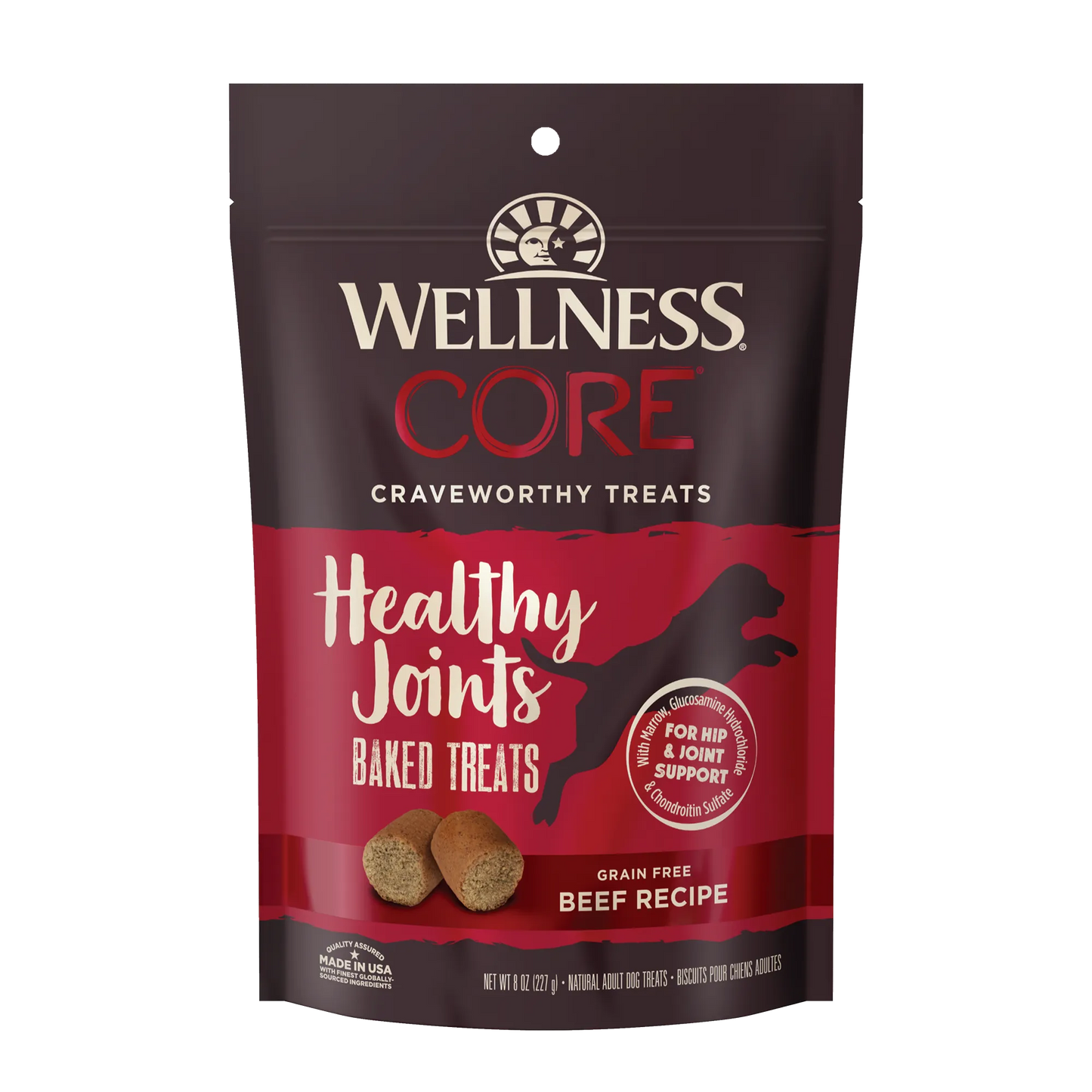 Wellness CORE Healthy Joints Beef Recipe 8-oz, Dog Treat
