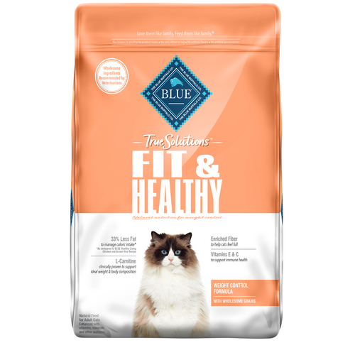 Blue Buffalo True Solutions Fit & Healthy Natural Weight Control Adult Dry Cat Food, Chicken