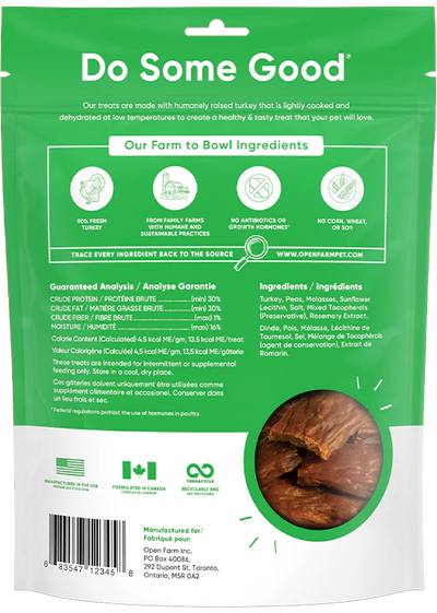 Open Farm Dehydrated Dog Treats, Turkey Recipe, 4.5-oz