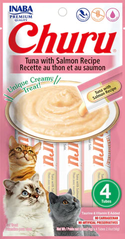 Inaba Churu Tuna With Salmon Recipe 2-oz, Cat Treat