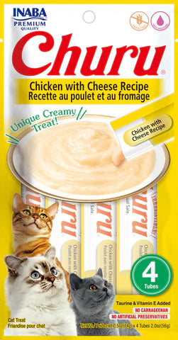 Inaba Churu Chicken With Cheese Recipe 2-oz, Cat Treat