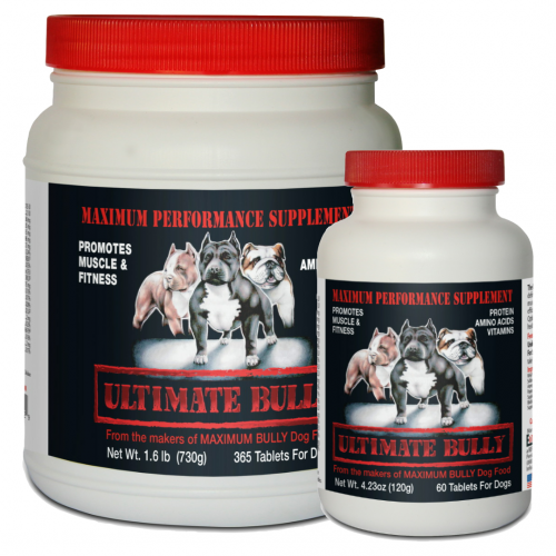 Ultimate Bully - Maximum Performance Canine Supplement, 60-Count