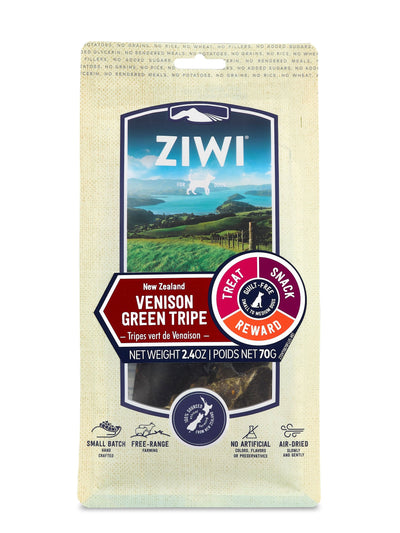 ZIWI Venison Green Tripe, 2.4-oz Bag