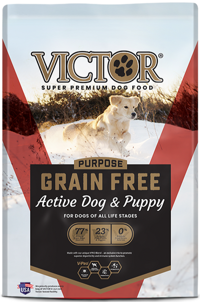 Victor Grain Free Active Dog & Puppy Dog Food, 15-lb