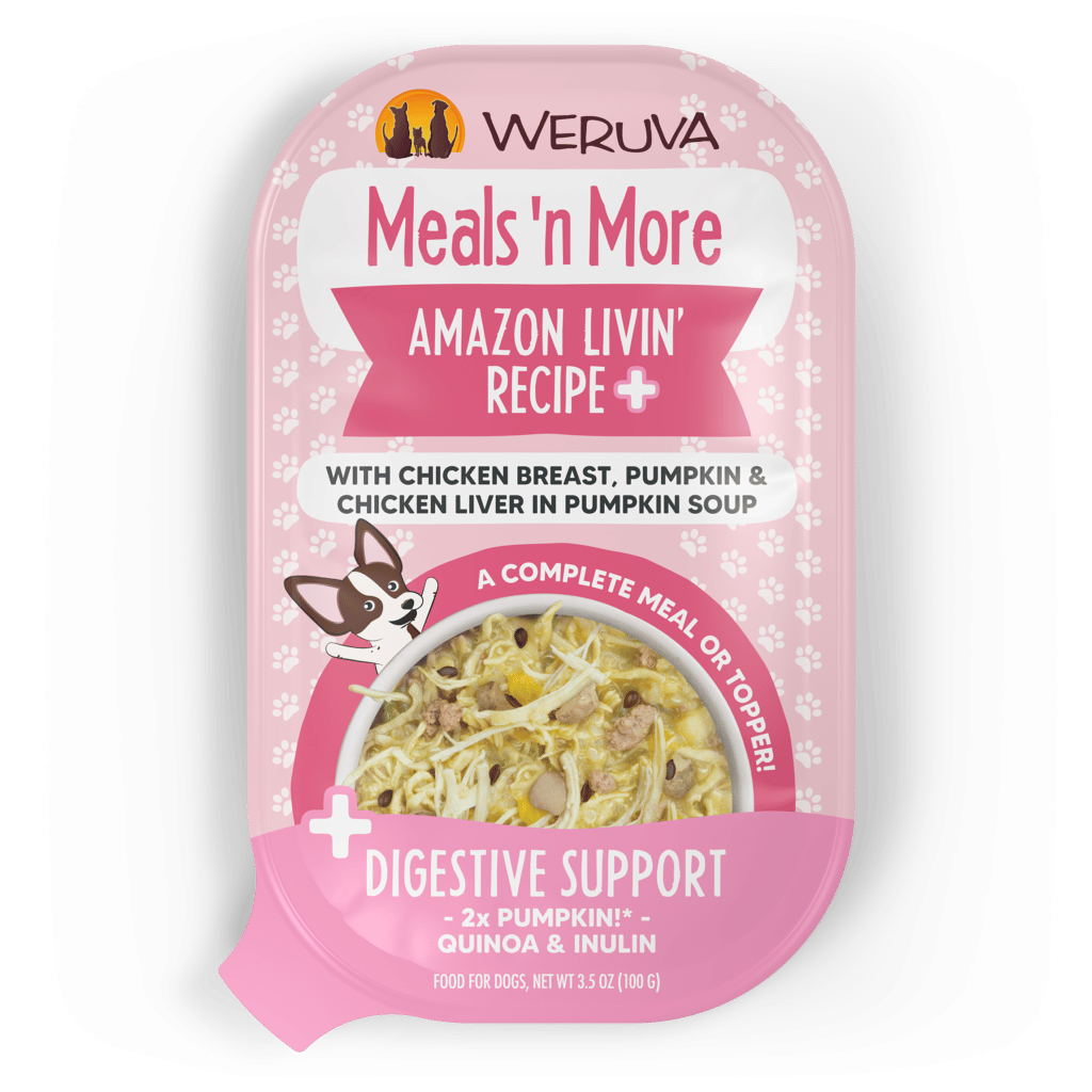 Weruva Meals 'n More Amazon Livin' Recipe Plus 3.5-oz, Wet Dog Food