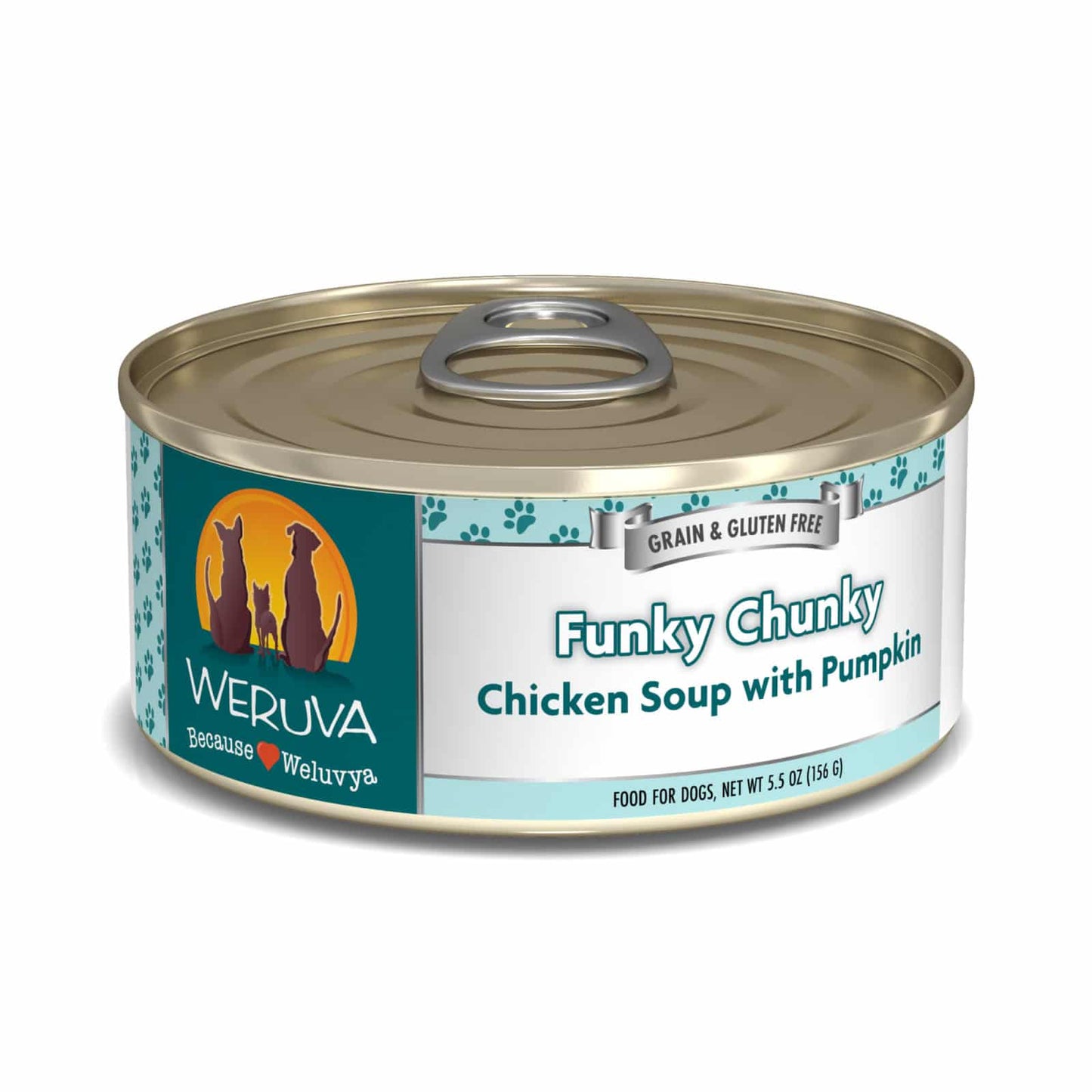 Weruva Funky Chunky Chicken Soup with Pumpkin, Wet Dog Food