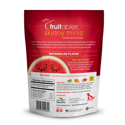 Fruitables Skinny Minis Watermelon 5-oz, Dog Treat