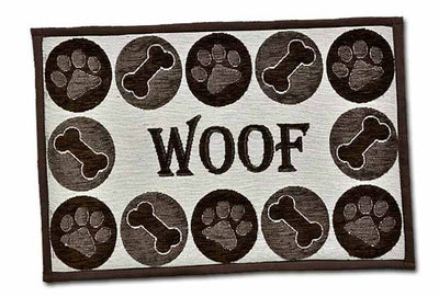 Loving Pets Woof Chenille Fashion Place Mat, For Pets