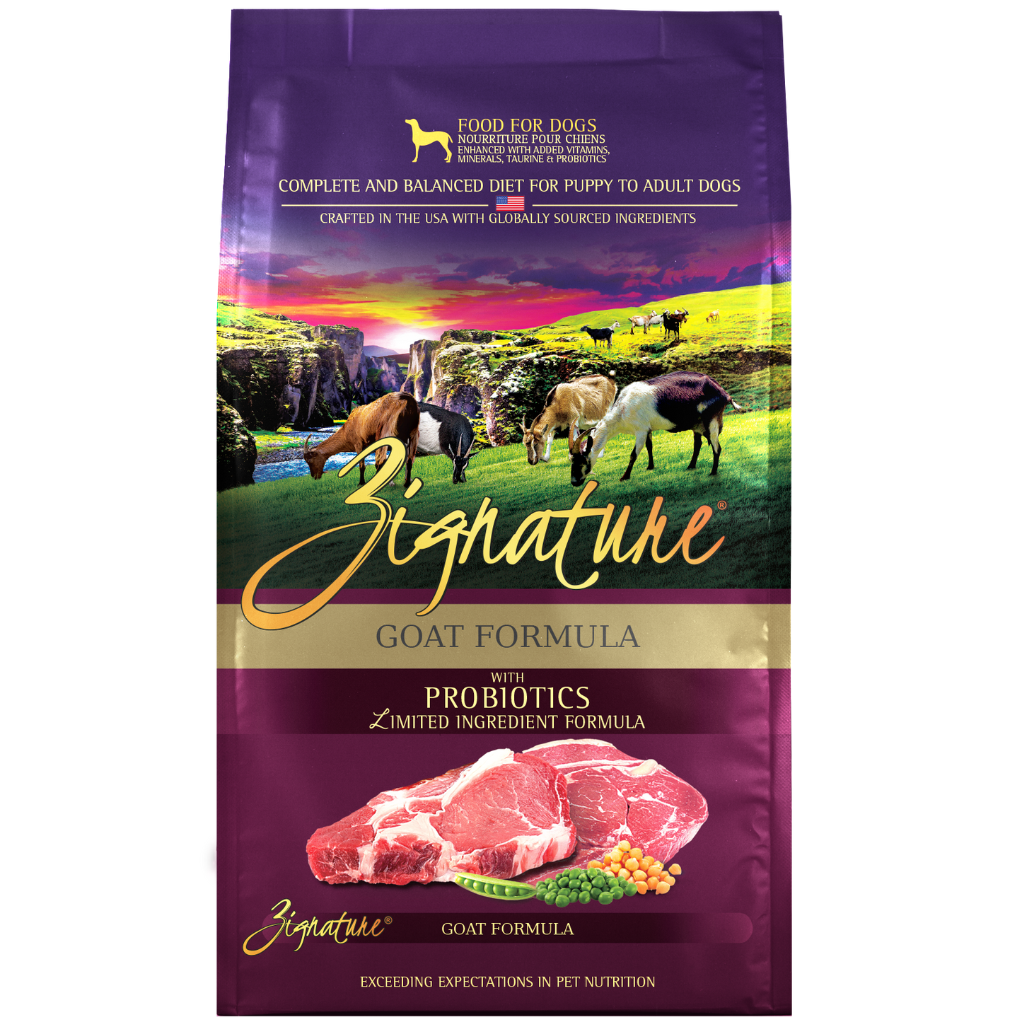 Zignature Grain Free Limited Ingredient Goat Dry Dog Food