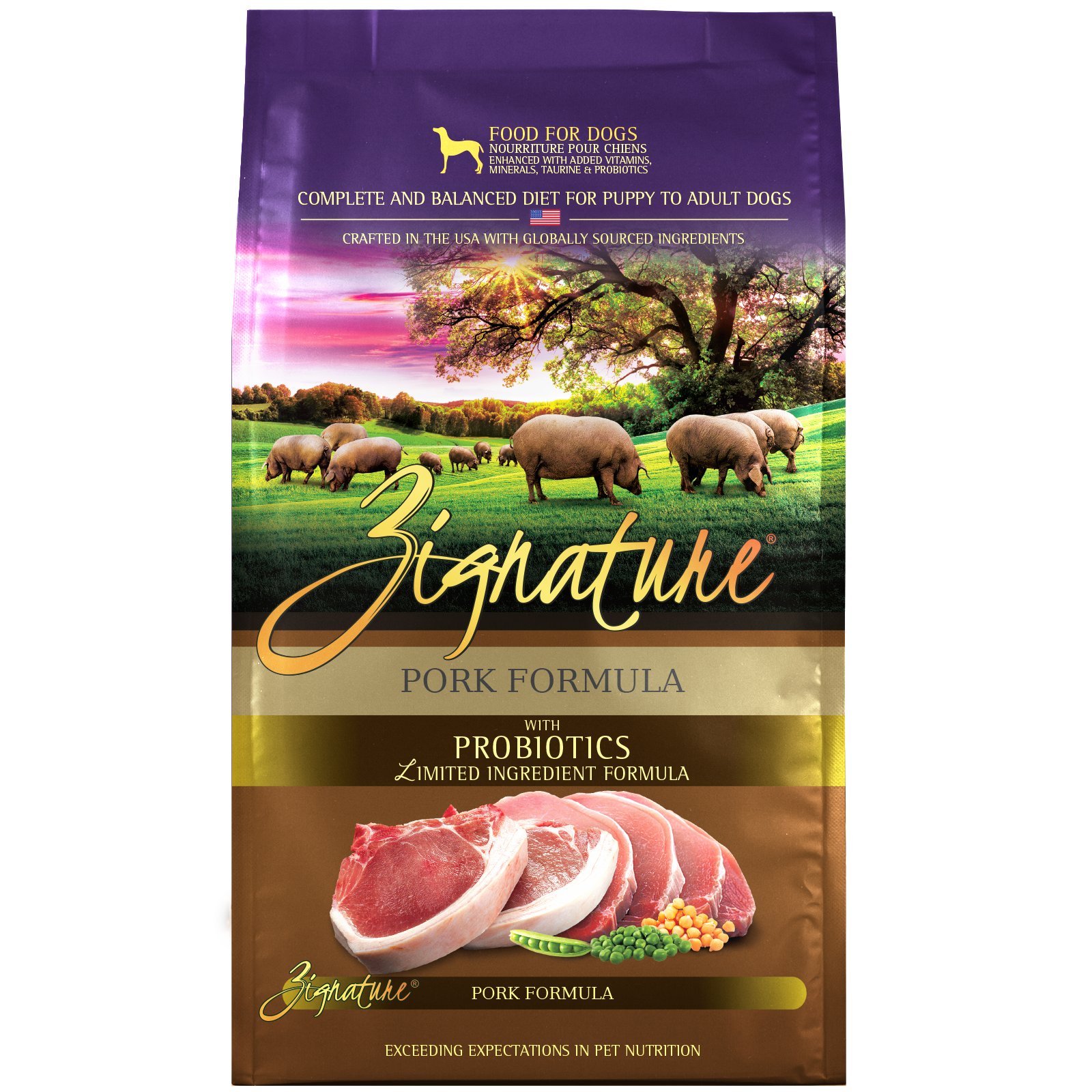 Zignature dry dog food outlet