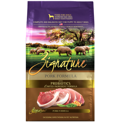 Zignature Grain Free Limited Ingredient Pork Dry Dog Food