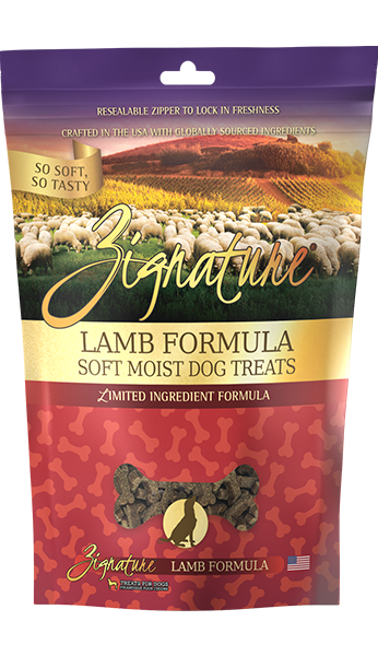 Zignature Soft Moist Treats Lamb Formula 4-oz, Dog Treat
