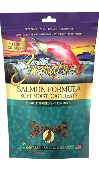 Zignature Soft Moist Treats Salmon Formula 4 oz Dog Treat