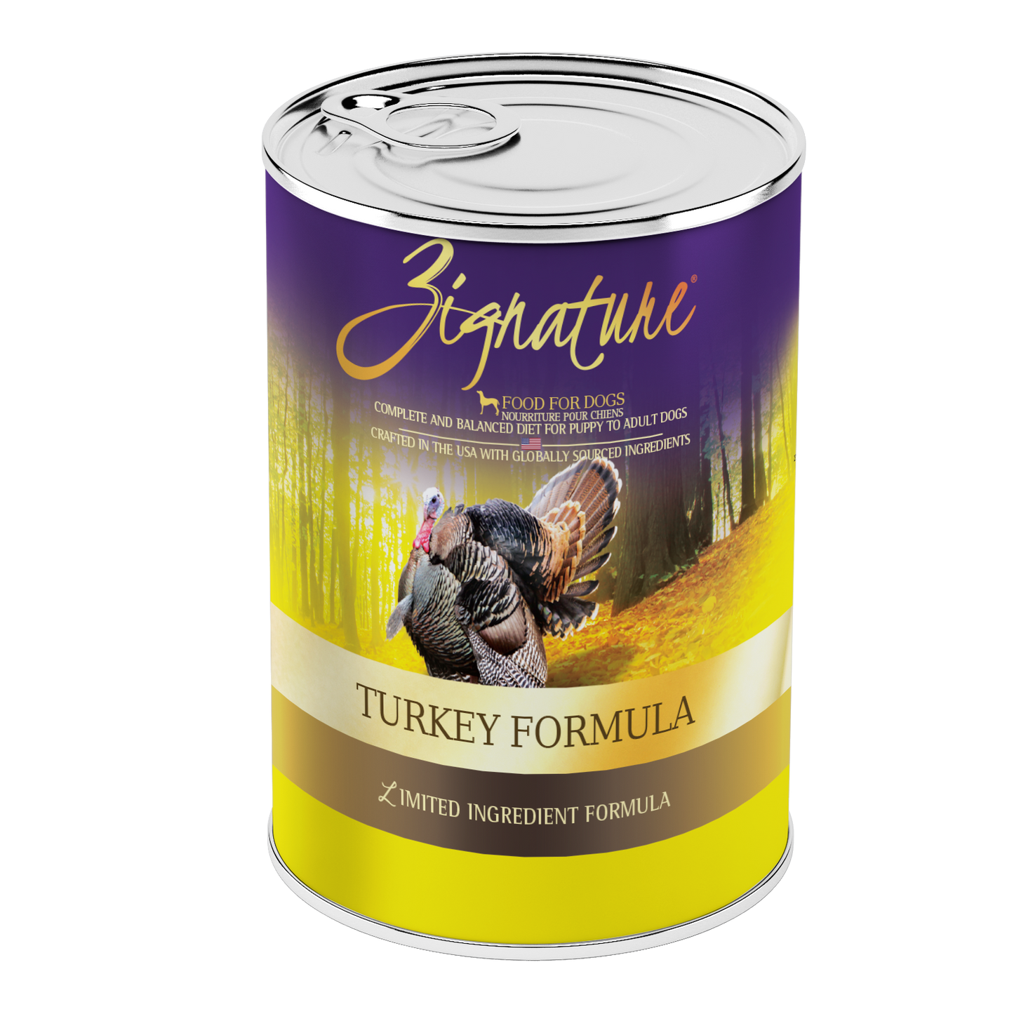 Zignature® Turkey Formula, Wet Dog Food, 13-oz Case of 12