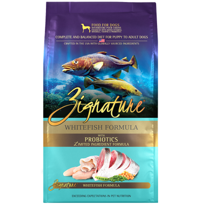Zignature Grain Free Limited Ingredient Whitefish Dry Dog Food