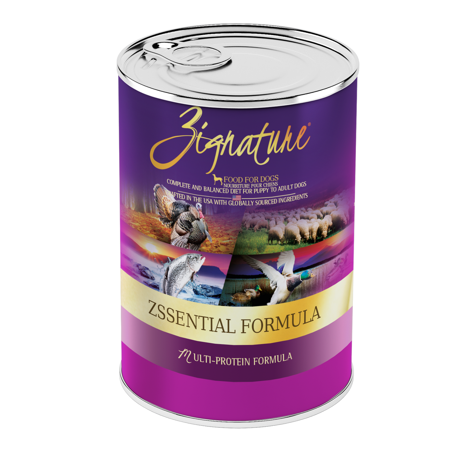 Zignature® Zssentials Formula, Wet Dog Food, 13-oz Case of 12