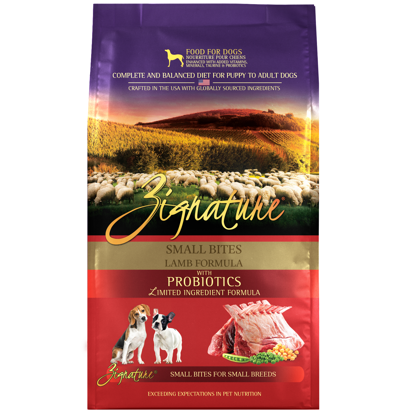 Zignature Lamb Formula Small Bites Dry Dog Food