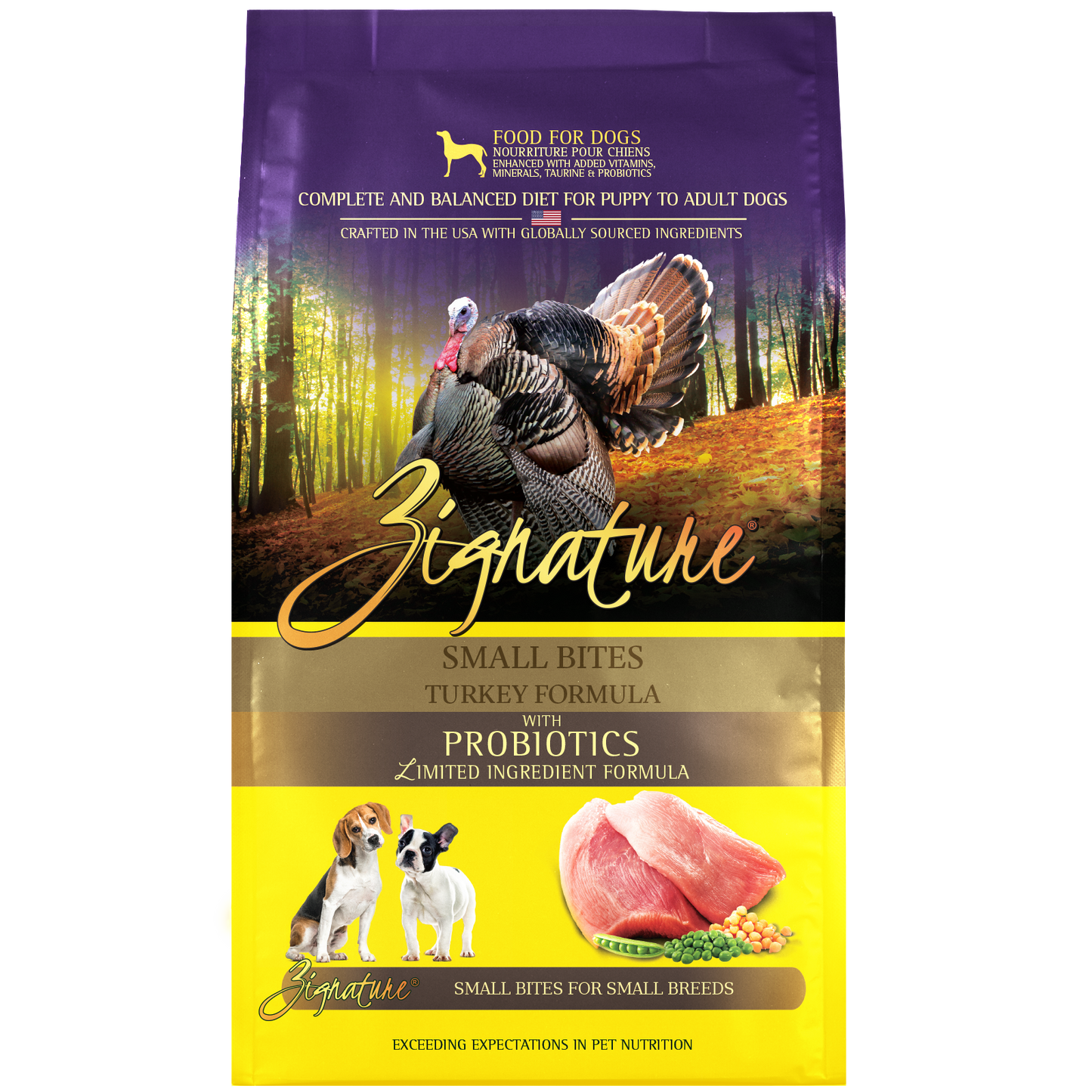 Zignature Turkey Formula Small Bites Dry Dog Food