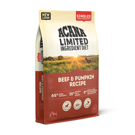 Acana Singles Beef & Pumpkin Recipe, Dry Dog Food