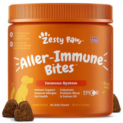 Zesty Paws Aller-Immune Bites for Dogs, 90-Count